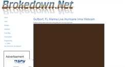 Desktop Screenshot of brokedown.net